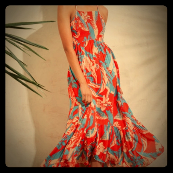 Free People Dresses & Skirts - NWT Free People Red Heat Wave Maxi dress